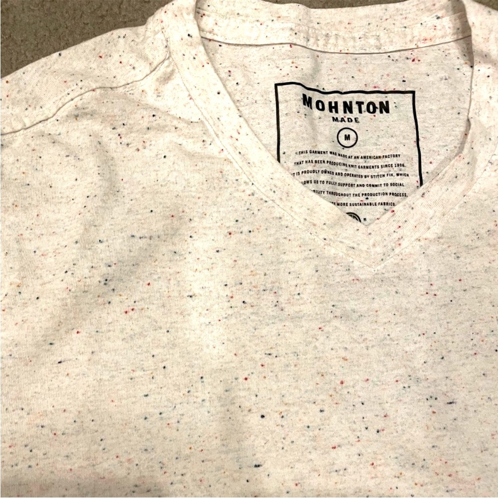 Mohnton White Shirt w Colorful Dots
